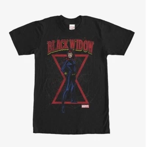 T-shirt Marvel vedova nera clessidra rossa taglia S - Foto 1 di 8