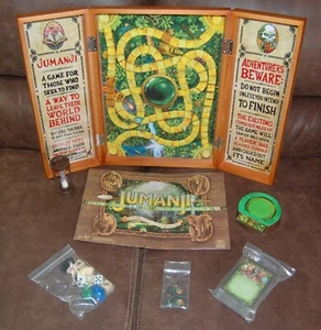 Jumanji Board Game Real Wooden Box 2021 from Spin Master Games - COMPLETE! - Picture 1 of 6