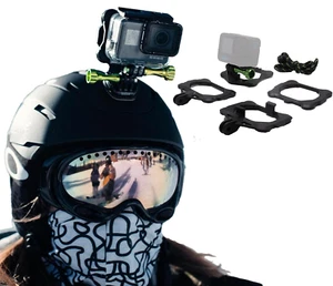 SNAP Mounts PRO – Magnetic Action Camera Helmet Mount for Gopro (Helmet, Biking - Picture 1 of 12