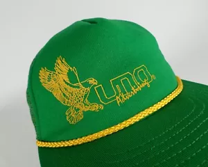 Uno Advertising Hat Cap Bristol TN Eagle Snapback Mesh Foam Rope Trucker Green - Picture 1 of 5