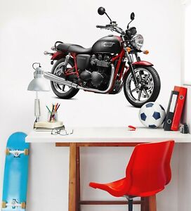 3D Engine Scooter B162 Car Wallpaper Mural Poster Transport Wall Stickers Wed
