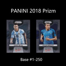 Panini Prizm 2018 FOOTBALL SOCCER CARD BASE AA