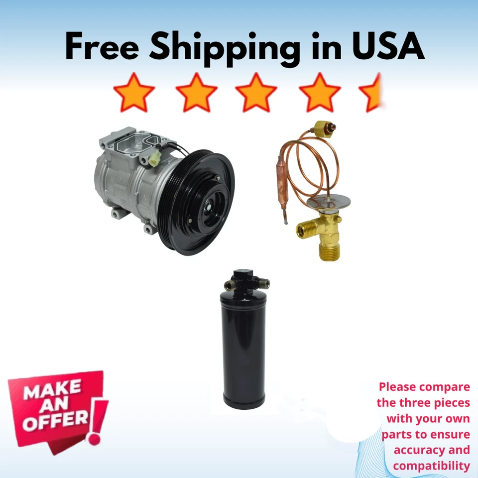 Kit Compressor A/C Fit Honda Accord 1992-1993 - Image 1 of 4