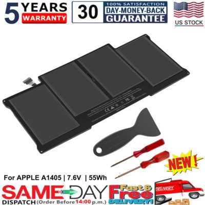 LOT 1-50 A1405 A1496 Battery for MacBook Air 13'' A1466 Mid 2012 2013,Early 2015 - Image 1 of 4