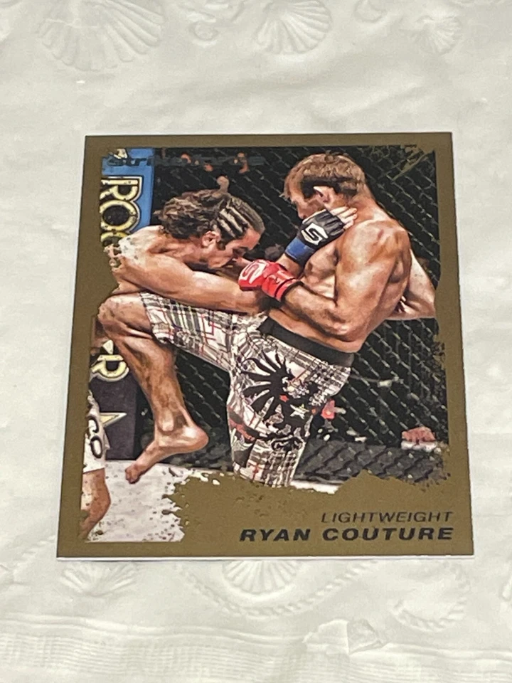 2011 Topps UFC Moment Of Truth Randy Couture Gold Strikeforce Onyx Parallel Foto 1 de 1