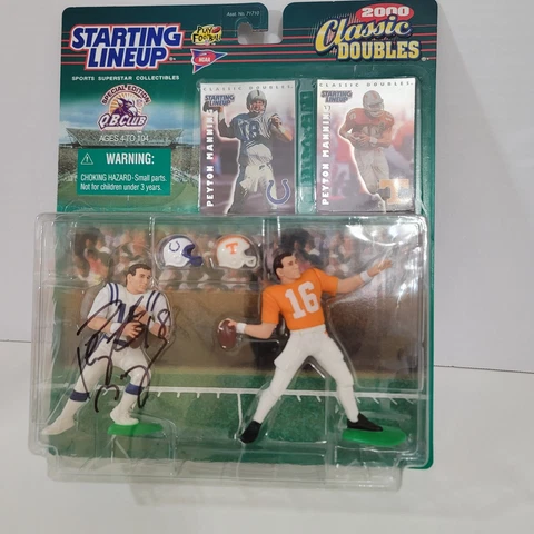 Starting Lineup Classic Doubles 2000 Autographed by Peyton Manning Cover
