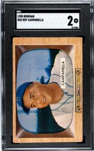 Bowman Baseball Roy Campanella 1955 #22 sgc 2 precio base - Imagen 1 de 2