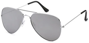 Neue Unisex Luftwaffe Sonnenbrille AF Pilotenbrille Freizeit silbernes Gestell BOGO 50 % - Bild 1 von 3