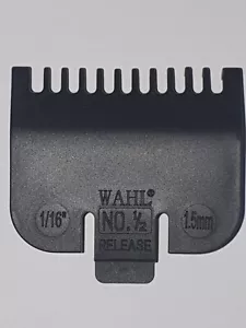 Wahl  Clipper Guard Attachment Comb No 0.5 BLACK 1.5 mm - Picture 1 of 2