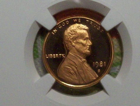 1981-S Type 2 Lincoln Cent-NGC PF 68 Red Ultra Cameo Cover