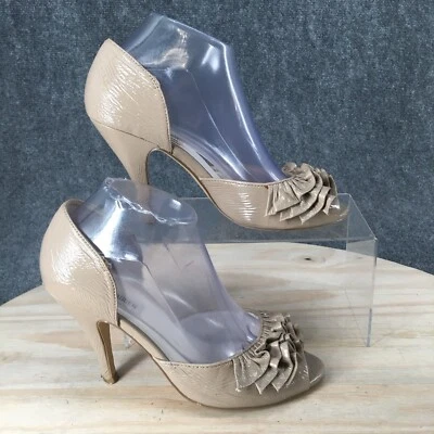 Steve Madden Tacones Mujer 8 M Talisa Tobillo Correa Pump D Orsay Beige Punta abierta Foto 1 de 4