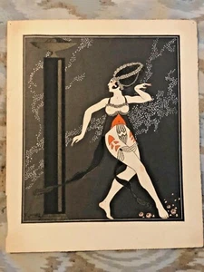 GEORGE BARBIER POCHOIR 1914 TAMARA KARSAVINA BALLETS RUSSES SALOME - Picture 1 of 5