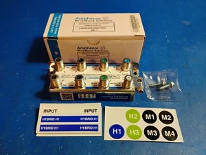 AMPHENOL IPGH3M4-VF AMPLIFIER REPLACEMENT SPLITTER 3 HYBRID 4 MoCA PORTS New - Picture 1 of 7