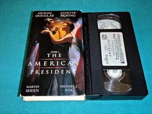 THE AMERICAN PRESIDENT VHS TAPE 1995 STARRING MICHAEL DOUGLAS & ANNETTE BENING - Picture 1 of 3
