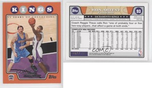 2008-09 Topps Orange Border /1199 Metta World Peace Ron Artest #93