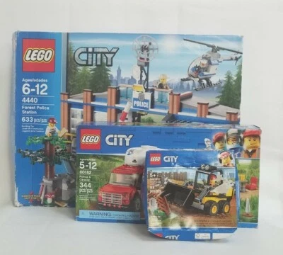 LEGO City 60219 Construction Loader 60182 Pickup Caravan 4440 Forest Police - Image 1 of 4
