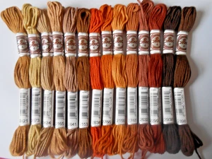 DMC Soft Cotton / Retors Mat Pack of 12 SET D - Picture 1 of 1