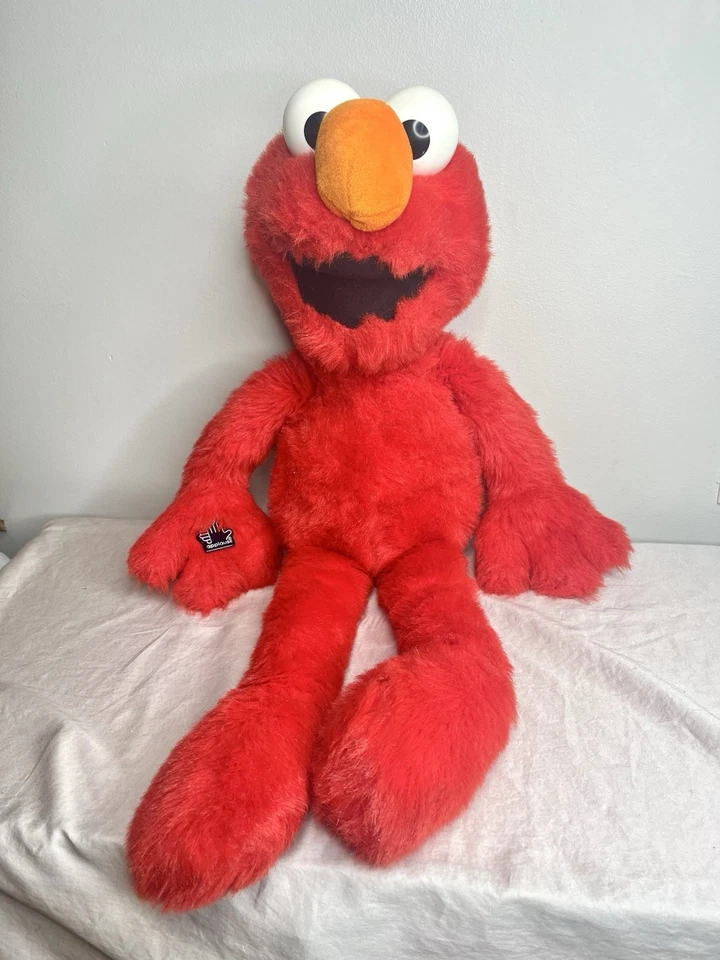 Sesame Street Elmo Plush Toy Jumbo 28" by Applause VIntage 1980s Jim Henson - Image 1 of 4
