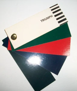 Triumph TR-7 TR7 Auto RM Bj 1975 Lackabplatzer Auswahl Set - Bild 1 von 2