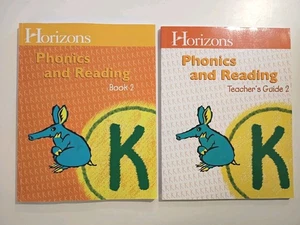 Horizons Phonics Reading K Book 2 Student Teacher Set Homeschool Kindergarten  - Picture 1 of 2