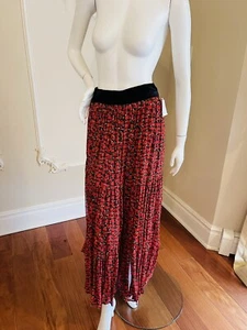 Ne Quittez Pas Rayon Mixed Floral Skirt size s - Picture 1 of 17