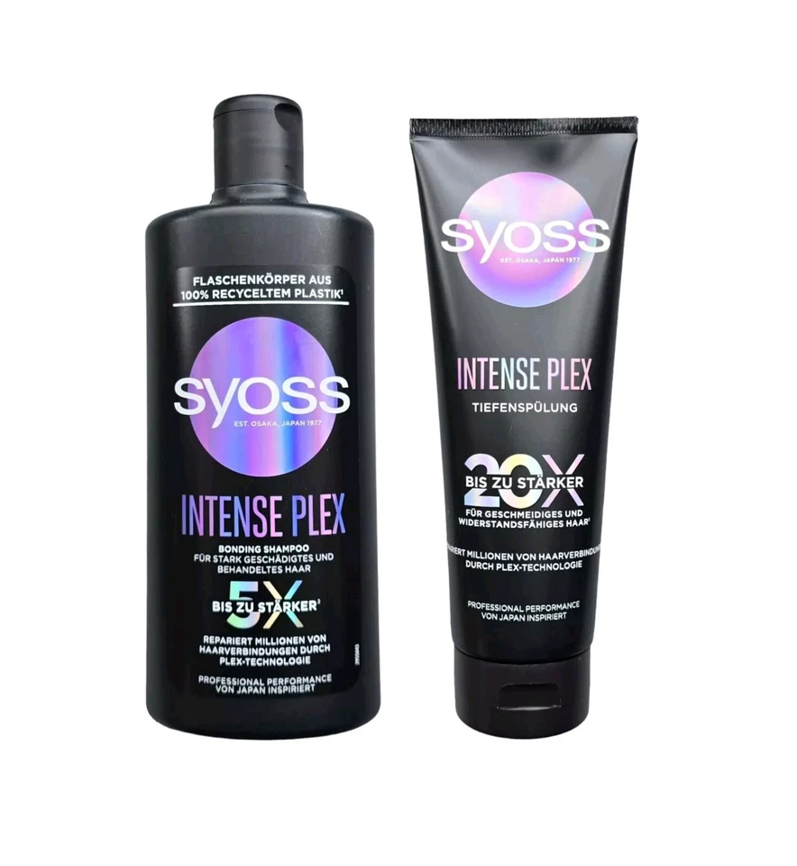 Syoss/Intense Plex "Bonding Shampoo&Tiefenspülung 690ml/Haarpflege  - Bild 1 von 1