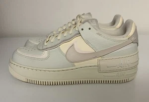 Nike Air Force 1 Shadow Coconut Milk Desert Sand Sail Women’s Sz 7 CU8591-102 - Picture 1 of 10