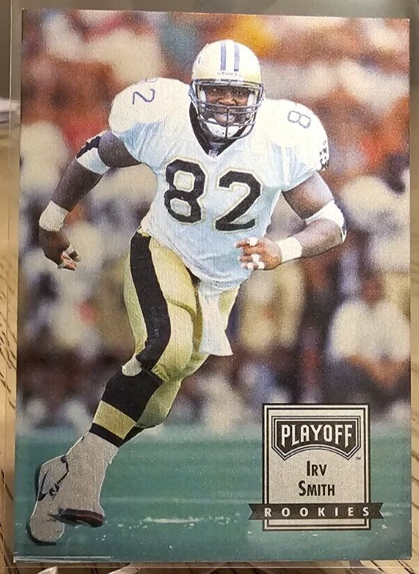 1993 Playoff Contenders Irv Smith RC #113 Saints - Image 1 of 2