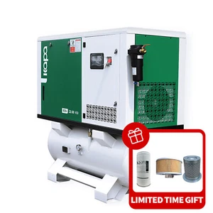 30HP 435Psi 57CFM Rotary Screw Air Compressor 480V-3P+ Air Dryer+120Gal.Tank - Picture 1 of 11