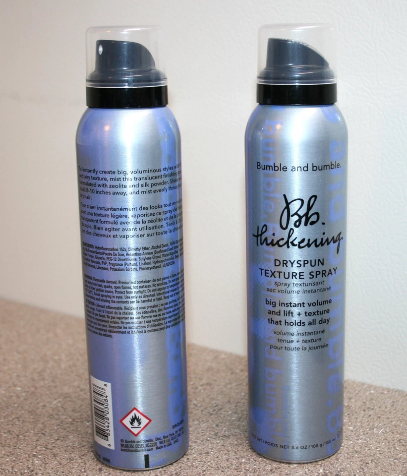 2 x Bumble and Bumble BB утолщающий сухой текстуры спрей 3,6 унц /150 мл полный размер - Изображение 1 из 1