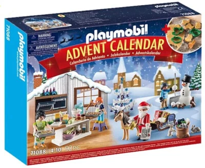 Playmobil Set 71088 Navidad Hornear Regalo Navidad 92pc Caja Santa Nuevo - Imagen 1 de 4