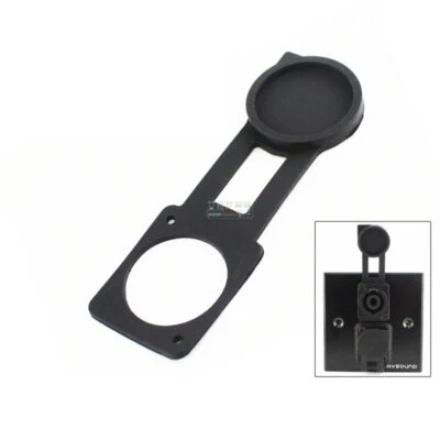 2 Piezas Sello Tipo D A Prueba de Polvo Impermeable Goma XLR Toma de corriente Cubierta de Protección Foto 1 de 4