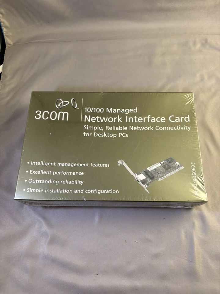 NEW 3Com 3C905CX-TX-M 10/100 MBPS Managed Network Interface Card - Image 1 of 4