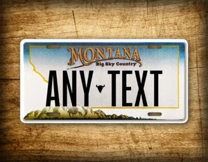 Personalized Montana Big Sky Country License Plate ANY TEXT 6x12 Custom - Picture 1 of 6