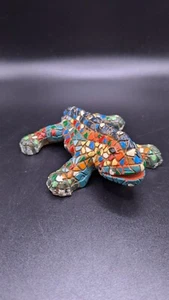 Mosaic Lizard Gaudi Hand Painted Barcelona Art Piece 3.75” Decorative - Picture 1 of 5