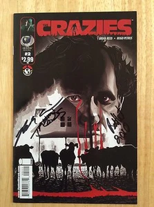 Autografato x3 Il Crazies Fumetto #2 Breck Eisner Brett Wagner Tahmus Tondi New+ - Picture 1 of 1