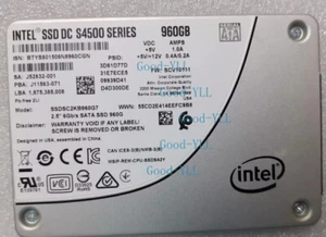 Intel SSD S4500 DC Series 960GB 2.5 inch SATA3 Solid State Drive SSDSC2KB960G7 - Afbeelding 1 van 1