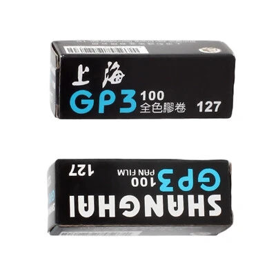 2 Rolls Shanghai GP3 127 Black + White ISO 100 Roll Film Negative Fresh New - Image 1 of 4