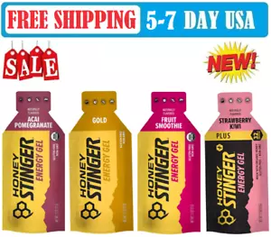Honey Stinger Organic Energy Gels - 24 Pack - CHOOSE FLAVOR - NEW SALE! - Picture 1 of 24