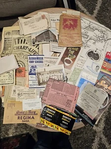 Lot of Various Vintage Receipts, Travel Vouchers, Letters Etc - 1930s And 1940s - Picture 1 of 12