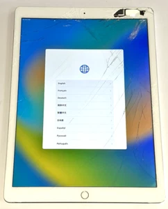 Damaged Apple iPad Pro 12.9" 1st Gen 128GB A1652 WiFi & Cell- Spares/Repair/D848 - Afbeelding 1 van 15