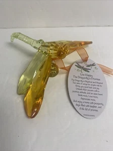 Dept 56 Dragonfly Ornament -The Dragonfly's Promise - Live Happy - Picture 1 of 5