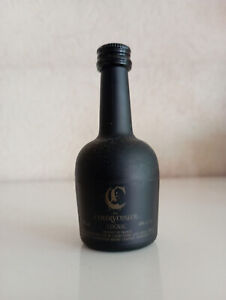 Old mini bottle cognac Courvoisier black 50ML import USA