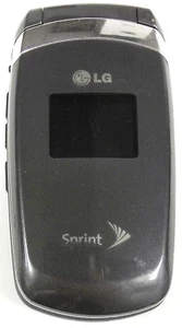 LG LX160 - Teléfono celular abatible raro plateado y gris (Sprint) - Imagen 1 de 3
