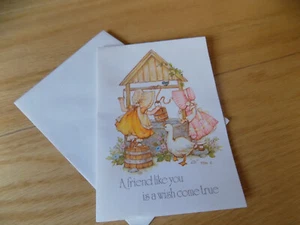 Vintage Fran K Holly Hobbie Style Girls Bonnets Friendship All Occassion - Picture 1 of 4