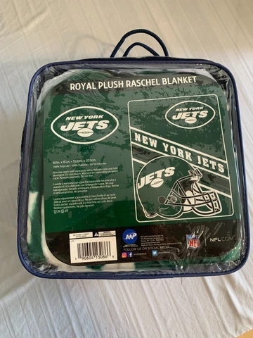 New York Jets NFL 60" x 80" Plush Throw Blanket Northwest Company Cover