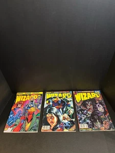 Wizard Magazine Lot of 3 – #27 (1993), #75 (1997 Wolverine Insert Intact), #87 ( - Picture 1 of 10