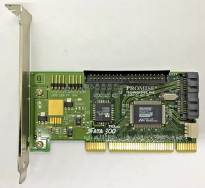 PROMISE TECHNOLOGY SATA300 TX2plus 2x SATA 3Gb/S 1x IDE PCI-Adapterkarte#GK11767 - Afbeelding 1 van 3