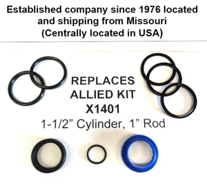 Replaces ALLIED Part number X1401 seal kit (1-1/2" bore X 1" Rod) (See text) - Picture 1 of 4
