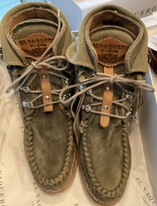 El Vaquero Grace Silverstone Olive Boots 37 NEW In Box - Picture 1 of 6